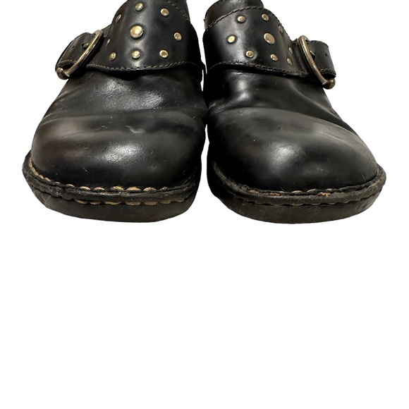 BOC Born Concepts Shoes Women Mules Clogs Leather Black 11 - Picture 3 of 11